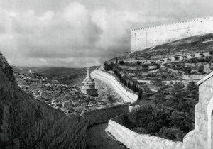Luoghi di sepoltura ebraici vicino al Muro di Gerusalemme, 1937
