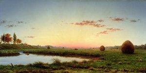 Covoni di fieno nelle paludi di Newburyport, 1862
