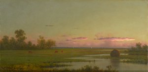 Palude salata a Southport, Connecticut da Martin Johnson Heade