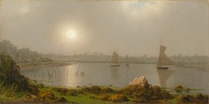 Porto di York, Costa del Maine da Martin Johnson Heade