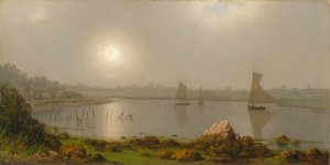 Porto di York, Costa del Maine da Martin Johnson Heade