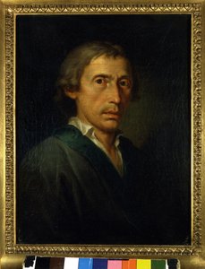Ritratto di Giuseppe Parini (1729-1799) poeta e scrittore italiano. Dipinto di Martin Knoller (1725-1804) 1760-1770 circa. Milano