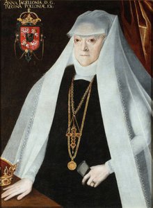 Ritratto di Anna Jagiellon (1523-1596), regina di Polonia