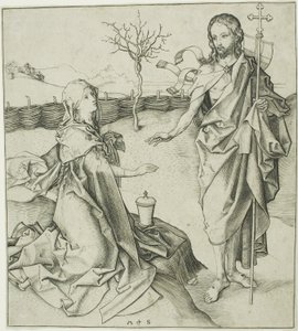 Cristo appare alla Maddalena—Noli Me Tangere da Martin Schongauer