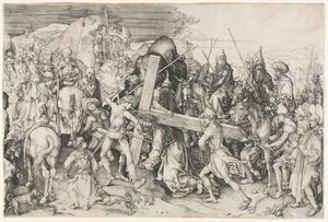 Cristo che porta la croce da Martin Schongauer