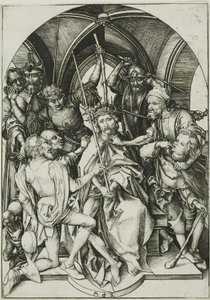 Cristo incoronato di spine, dalla Passione da Martin Schongauer