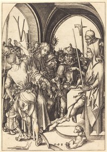 Cristo davanti ad Anna da Martin Schongauer