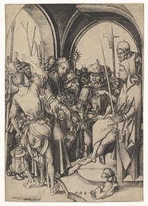 Cristo davanti ad Anna, ca. 1435-1491 da Martin Schongauer