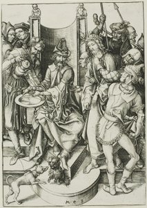 Cristo davanti a Pilato da Martin Schongauer