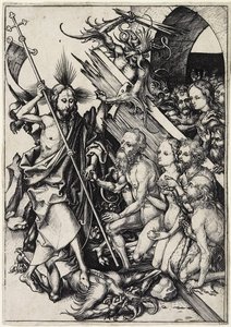 Cristo nel limbo, c. 1480 da Martin Schongauer