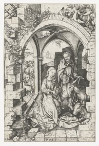 La nascita di Cristo da Martin Schongauer