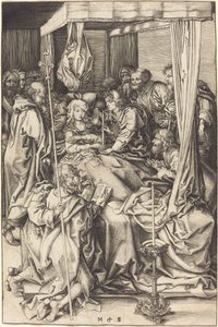 La morte della Vergine da Martin Schongauer
