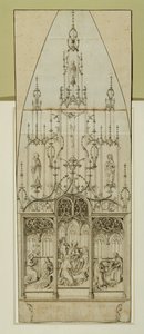 Disegno per un altare ... da Martin Schongauer