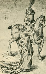 Cavaliere e donna, c1480, 1943