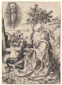 San Giovanni a Patmos, ca. 1435-1491 da Martin Schongauer