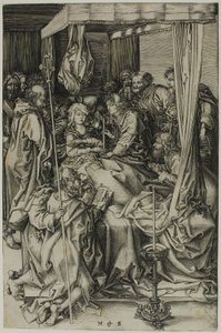 La morte della Vergine da Martin Schongauer
