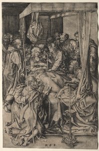 La morte della Vergine da Martin Schongauer