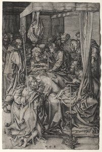 La morte della Vergine da Martin Schongauer