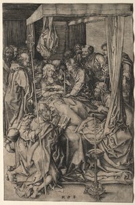 La morte della Vergine da Martin Schongauer