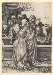 La sepoltura di Cristo da Martin Schongauer