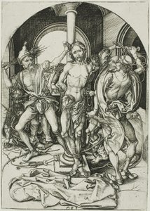 La flagellazione, dalla Passione da Martin Schongauer