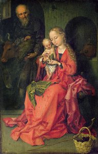 La Sacra Famiglia, c.1480-90 da Martin Schongauer