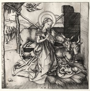 La vita di Cristo: La Natività da Martin Schongauer