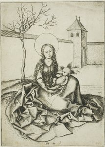 La Madonna col Bambino nel cortile da Martin Schongauer