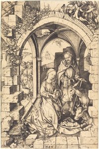 La natività da Martin Schongauer