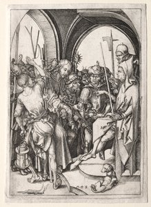 La Passione: Cristo davanti ad Anna da Martin Schongauer