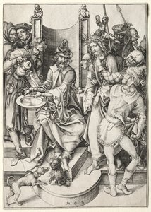 La Passione: Cristo davanti a Pilato da Martin Schongauer