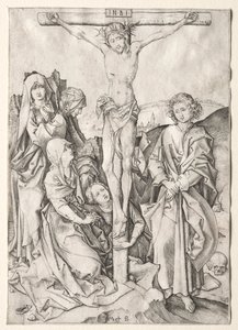 La Passione: Cristo sulla croce da Martin Schongauer