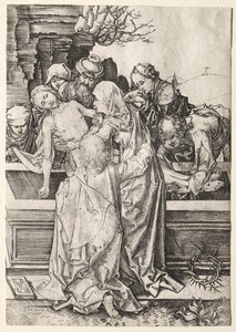 La Passione: La Sepoltura da Martin Schongauer