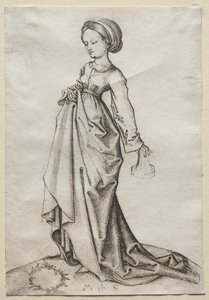 La seconda delle vergini stolte da Martin Schongauer