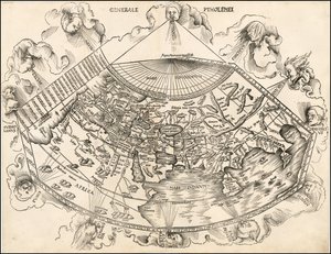 Mappa del mondo tolemaico del 1513 di Martin Waldseemüller da Martin Waldseemuller