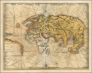 Mappa del mondo del 1513 di Martin Waldseemüller