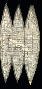 Mappa del mondo in forma di globi terrestri, 1507