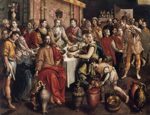 Le nozze di Cana, 1596-1597