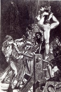 Punizione di una strega da Martin van Maele