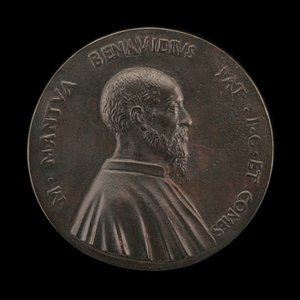Marco Mantova Benavides, avvocato e collezionista [dritto] da Martino da Bergamo