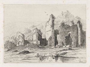 Rovine del Castello di Brandenbourg da Martinus Antonius Kuytenbrouwer jr.