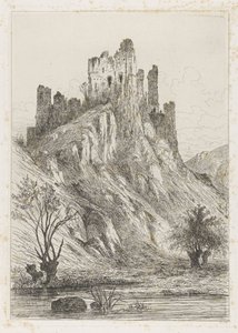 Rovine del castello di Montaigle