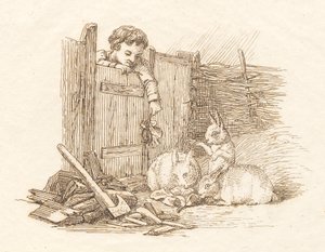 Illustrazione per "Cinquanta favole per bambini" di Hey da Martinus Rørbye