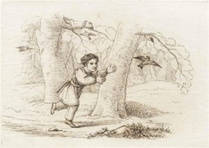 Illustrazione per "Cinquanta Favole per Bambini" di Hey da Martinus Rørbye