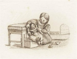 Illustrazione per "Halvhundrede Fabler for Børn" di Hey da Martinus Rørbye