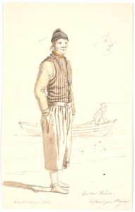 Anders Kruse. Pescatore a Skagen da Martinus Rørbye