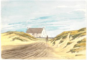 Vecchia chiesa di Frederikshavn da Martinus Rørbye