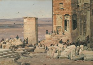Greci che Lavorano nelle Rovine dell
