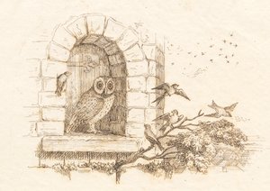 Illustrazione per "Cinquanta favole per bambini" di Hey da Martinus Rørbye