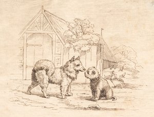 Illustrazione per "Halvhundrede Fabler for Børn" di Hey da Martinus Rørbye